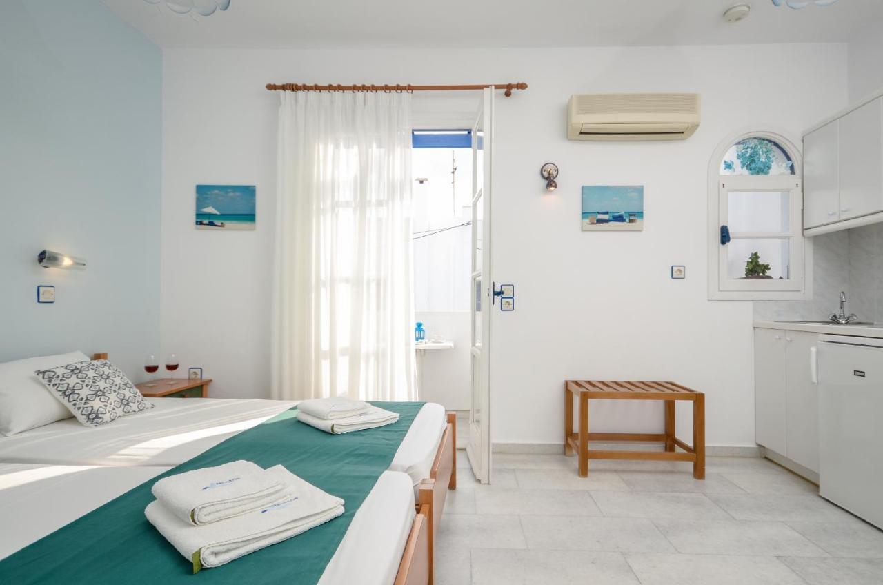 Nostos Studios At Saint George Beach Agios Georgios Chora Naxos Town Naxos City Экстерьер фото