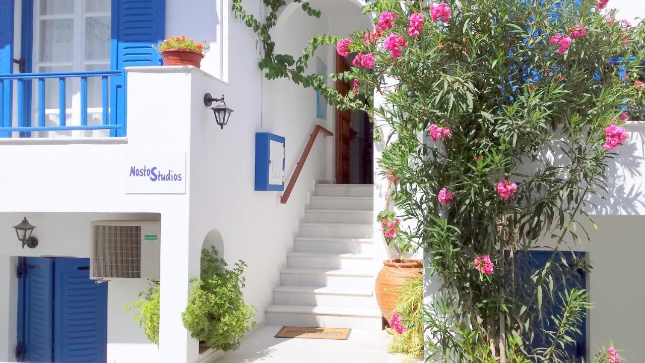 Nostos Studios At Saint George Beach Agios Georgios Chora Naxos Town Naxos City Экстерьер фото